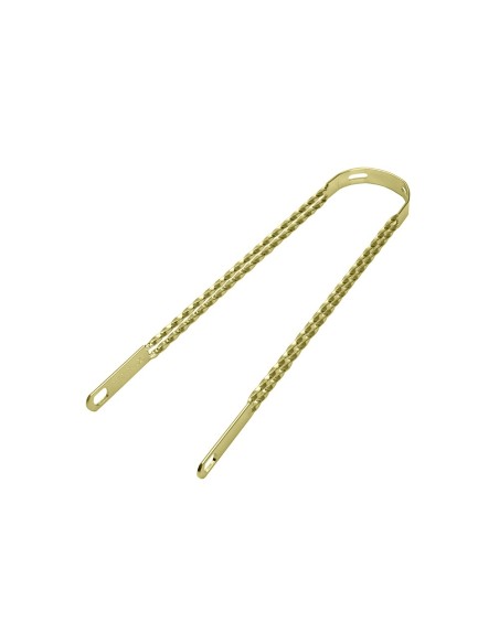 20 Double Twisted Fender Braces Gold.